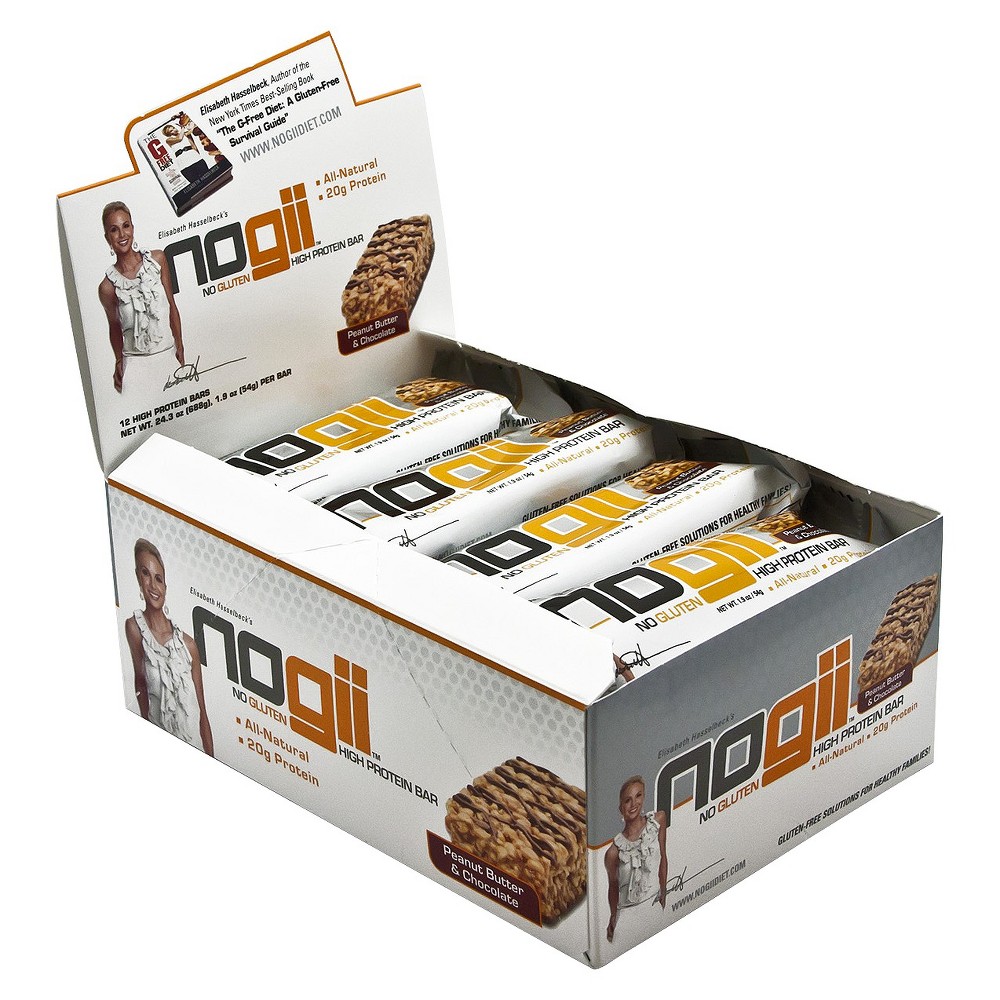 UPC 856513002082 product image for NoGii Peanut Butter and Chocolate Protein Bar - 12 Count | upcitemdb.com