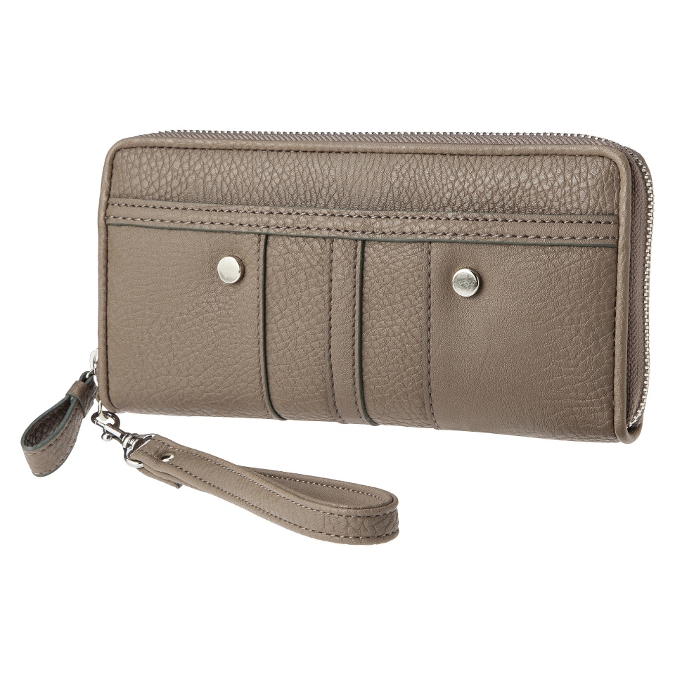 Merona Rawhide Kim Wallet   Gray