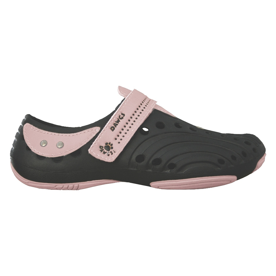 Girls USA Dawgs Premium Spirit Clogs   Black/Pink 13