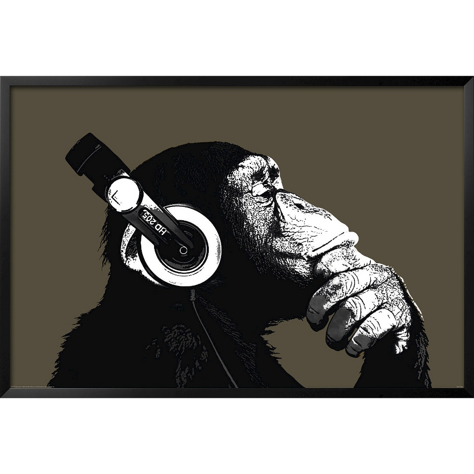 Art   The Chimp   Stereo Framed Poster