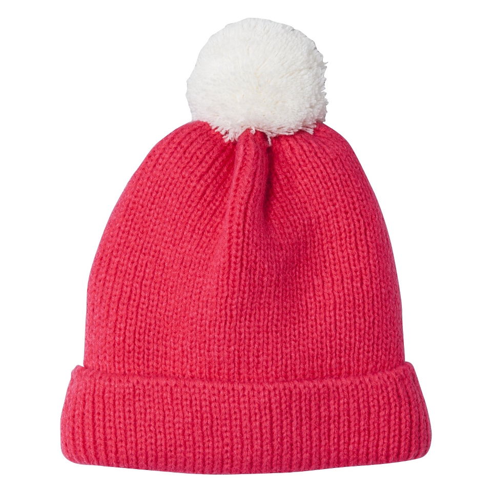 Cherokee Toddler Girls Lined Beanie   Pink OSFM