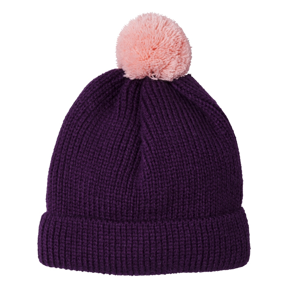 Cherokee Toddler Girls Beanie   Purple OSFM