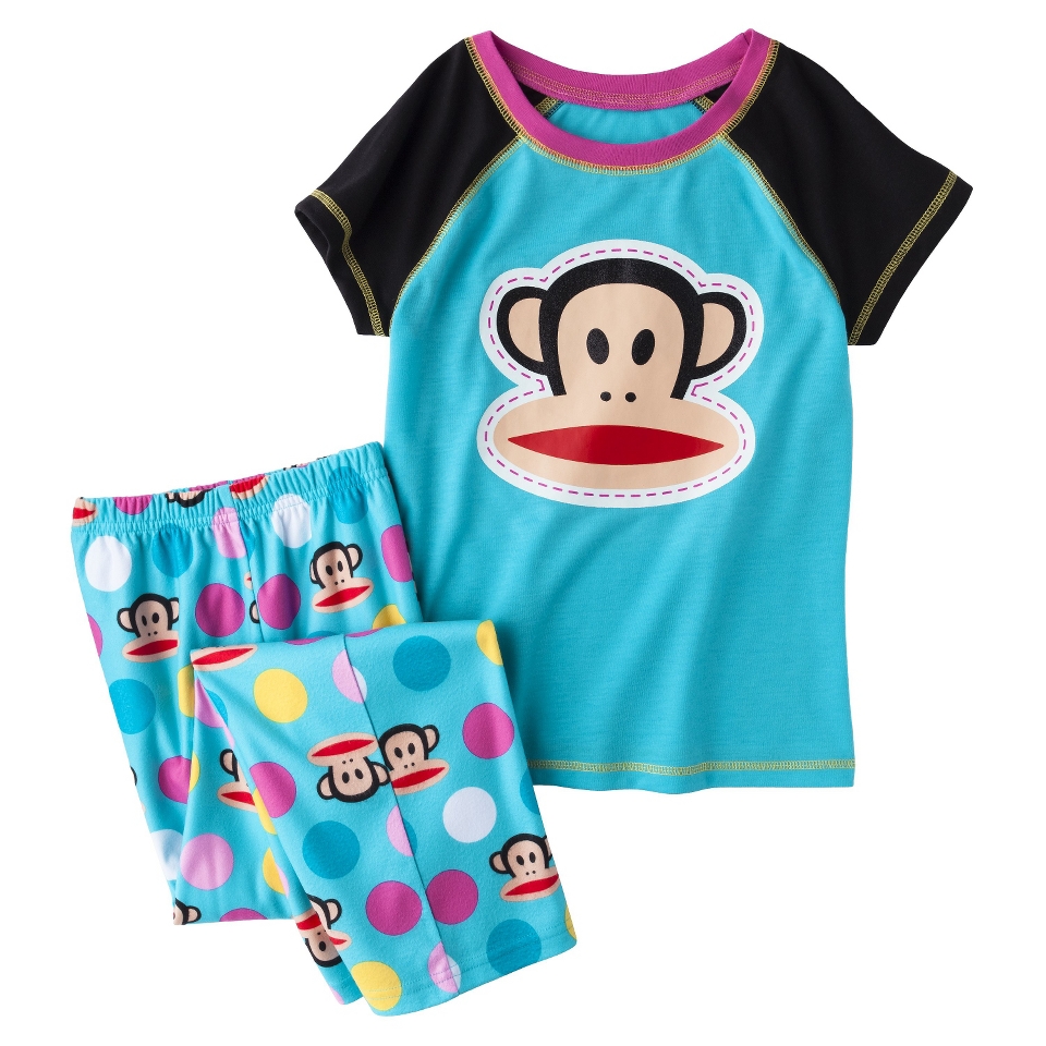 Paul Frank 2 Piece Short Sleeve Pajama Set   Blue S