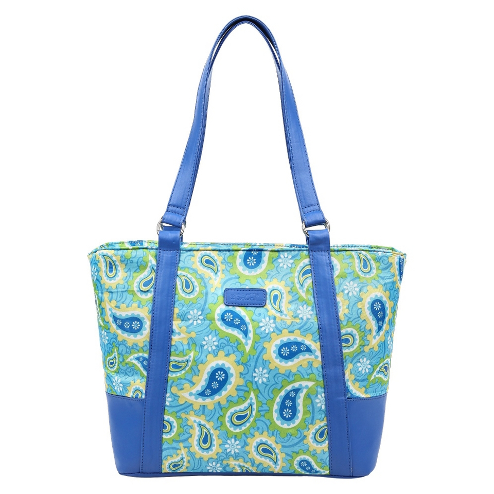 Sachi Blue Insulated Fashion Lunch Tote