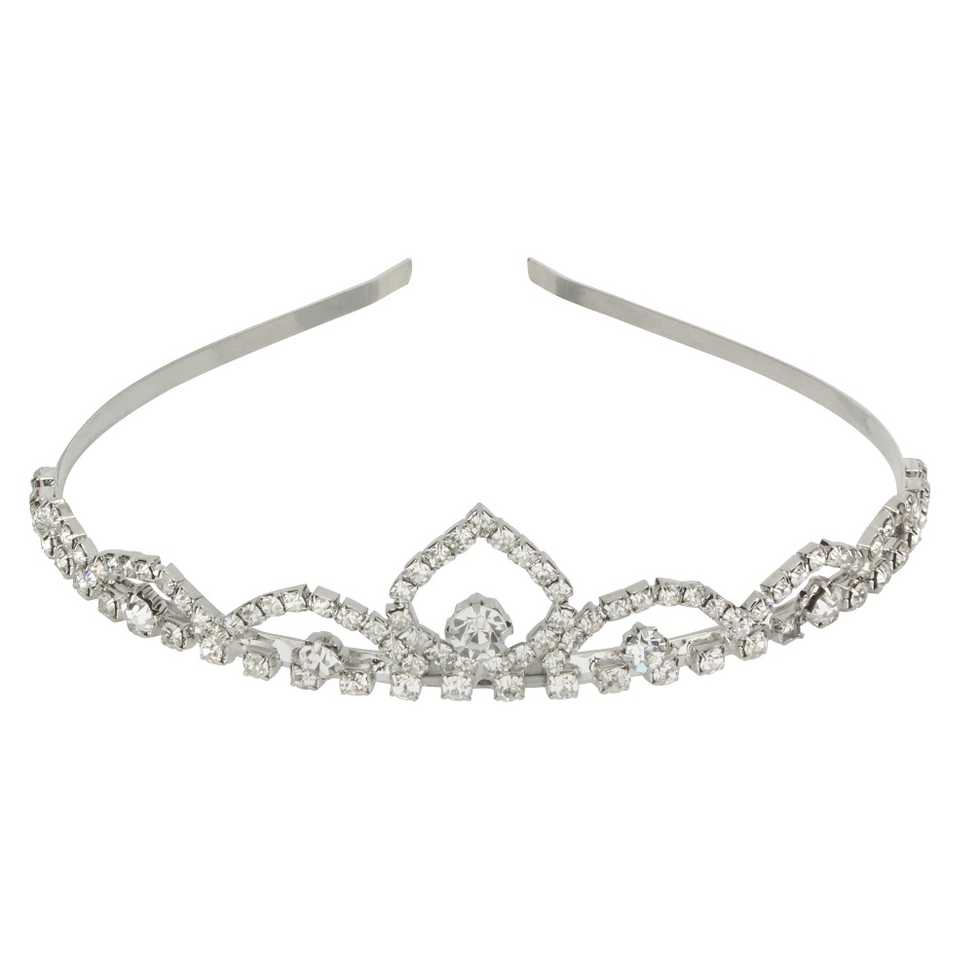 Crystal Tiara   Silver