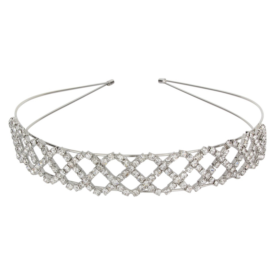 Crystal Headband   Silver