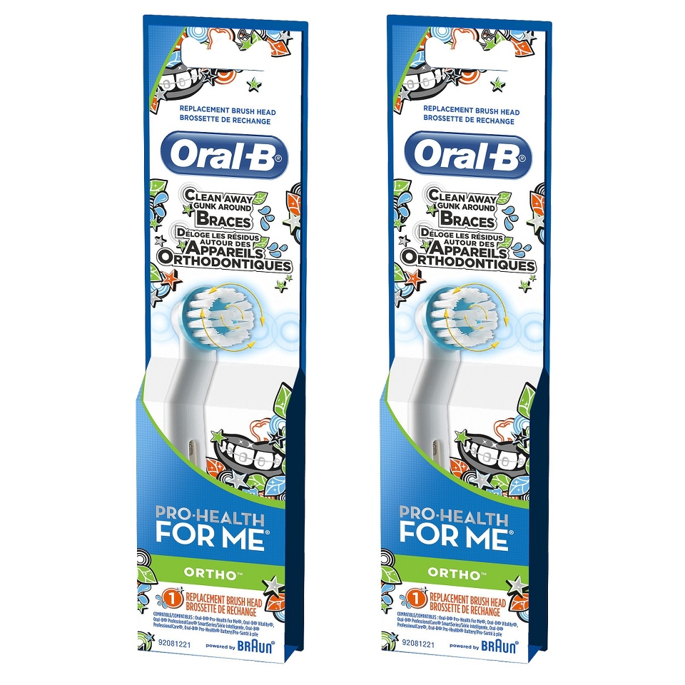 Oral B ProHealth for Me Ortho Refill   2 Pack