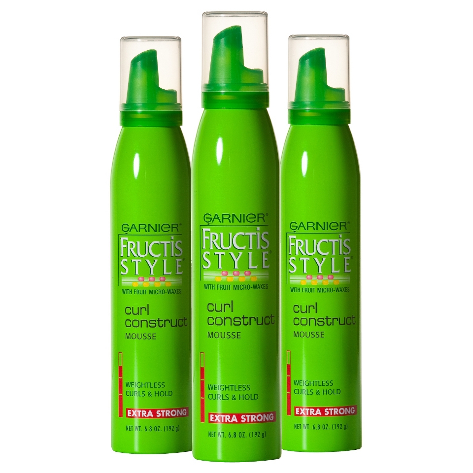 Garnier Fructis Style Curl Construct Mousse   3 Pack   6.8 oz each