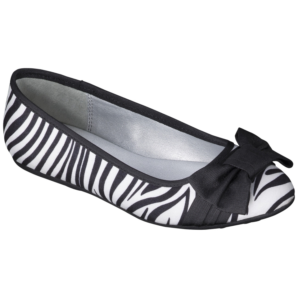 Girls Cherokee Kendrix Ballet Flat   Zebra 4
