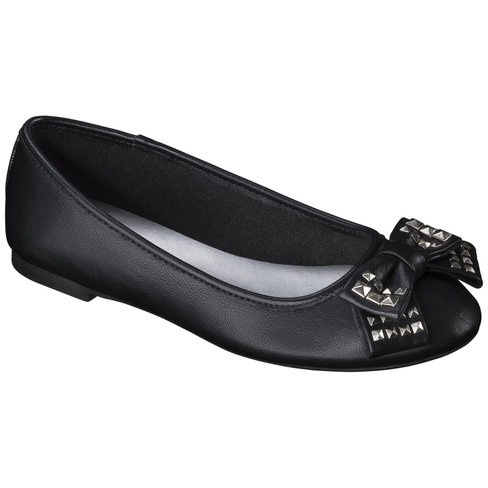 Girls Cherokee Flora Ballet Flat   Black 1