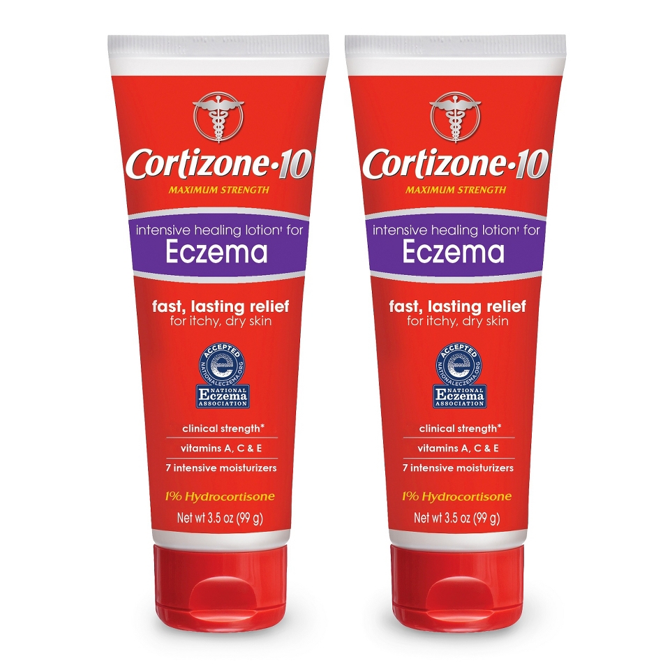 Cortizone 10 Intense Healing Eczema Lotion, 3.5 oz, 2 Pack