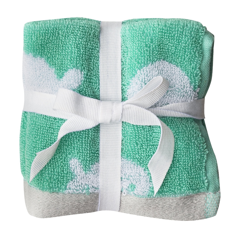 Circo Newborn 3 Pack Fish Washcloth Set   Turquoise