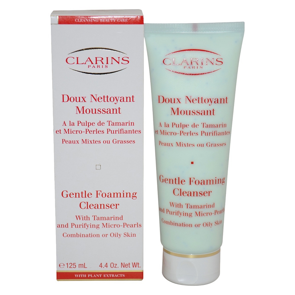 Clarins Gentle Foaming Cleanser With Tamarind & Purifying Micro Pearls   4.4 oz