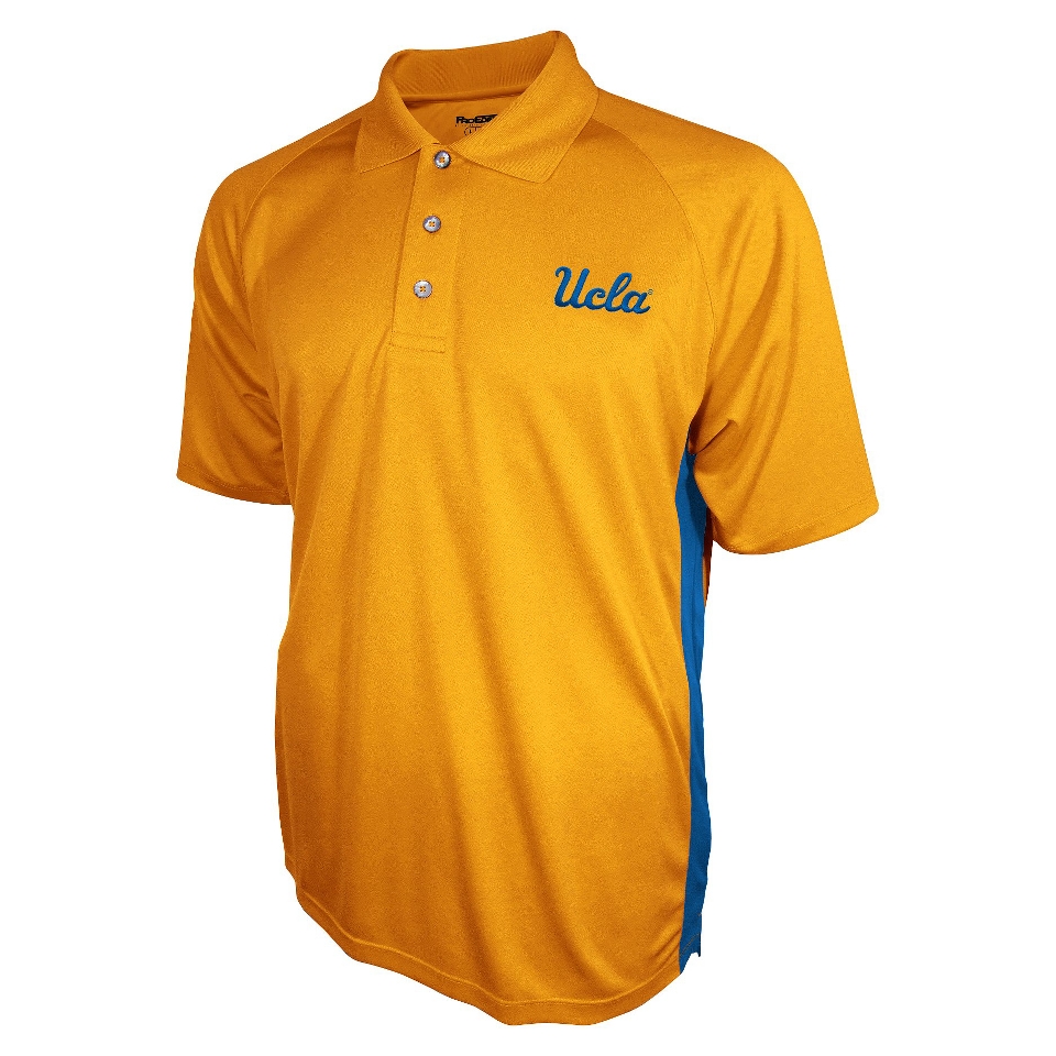 NCAA YELLOW MENS 3BTN POLO UCLA   M