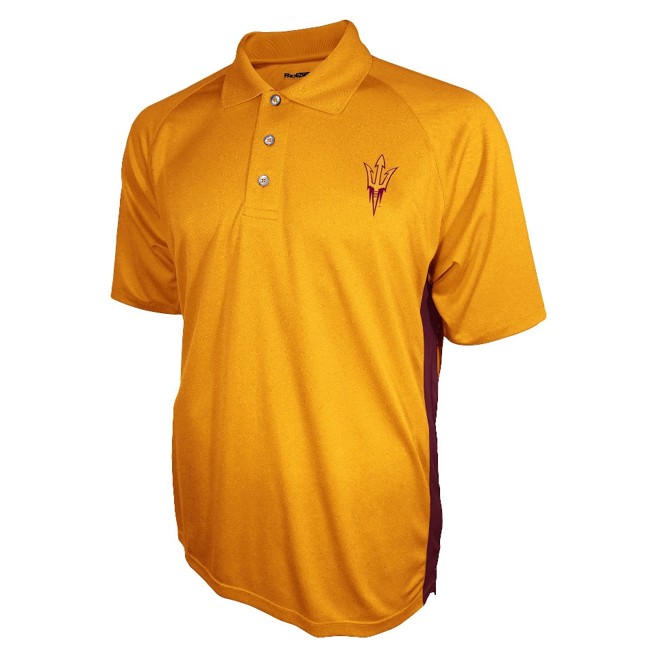 NCAA YELLOW MNS 3BTN POLO ARIZONA ST   S