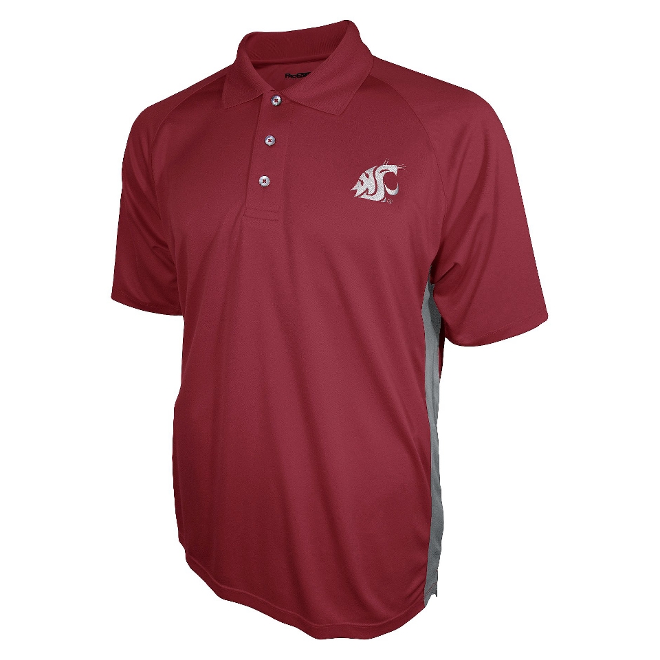 NCAA RED MENS 3BTN POLO WASH ST   XXL