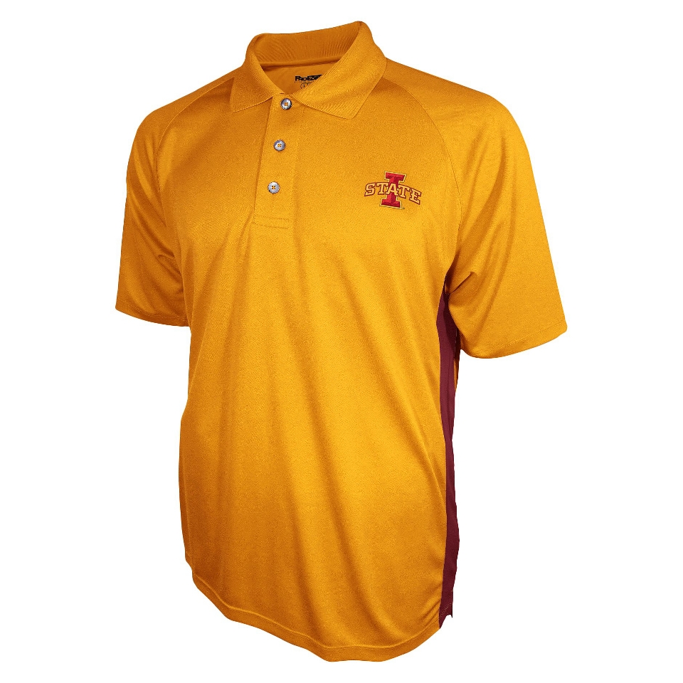 NCAA YELLOW MENS 3BTN POLO IOWA ST   S