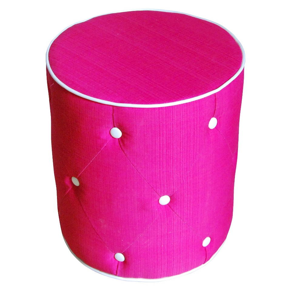 Ottoman Vanity Ottoman   Pink