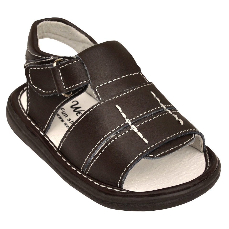 Little Boys Wee Squeak Open Toe Sandals   Brown 11