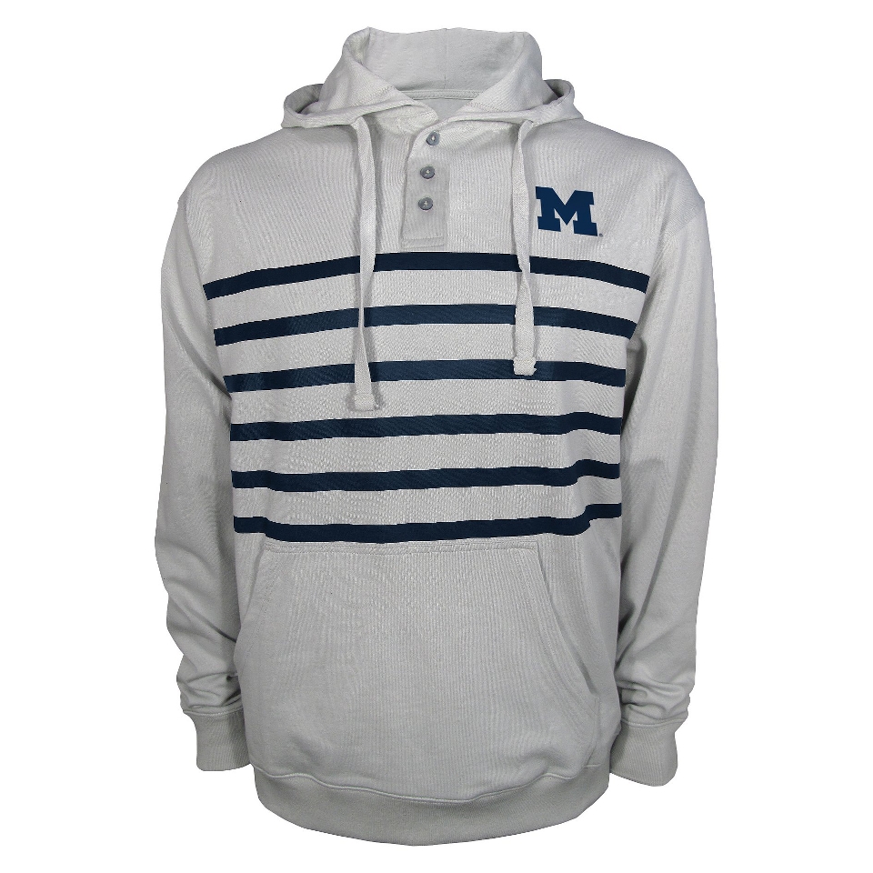 NCAA GREY MENS HOODIE MICHIGAN   S