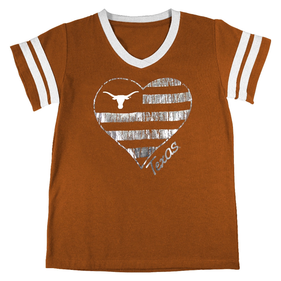 NCAA BURNT ORANGE GIRLS TUNIC TEXAS   L