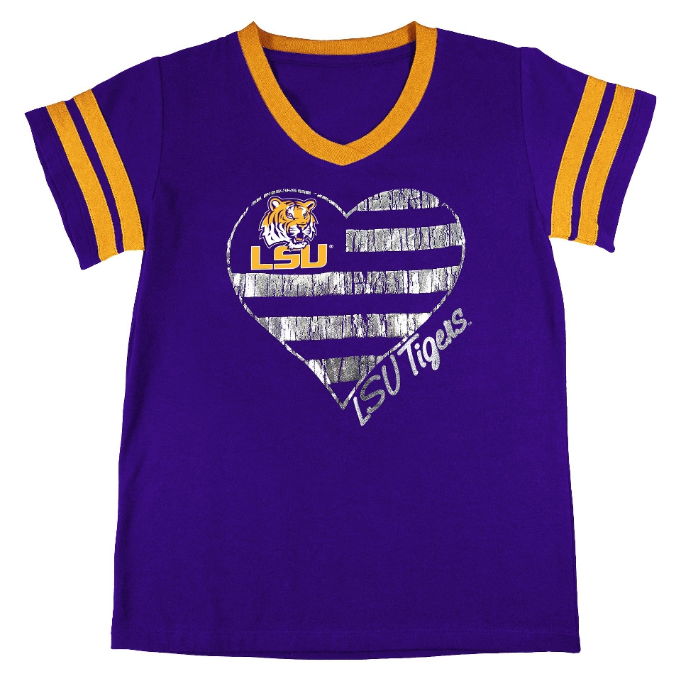 NCAA PURPLE GIRLS TUNIC LSU   S