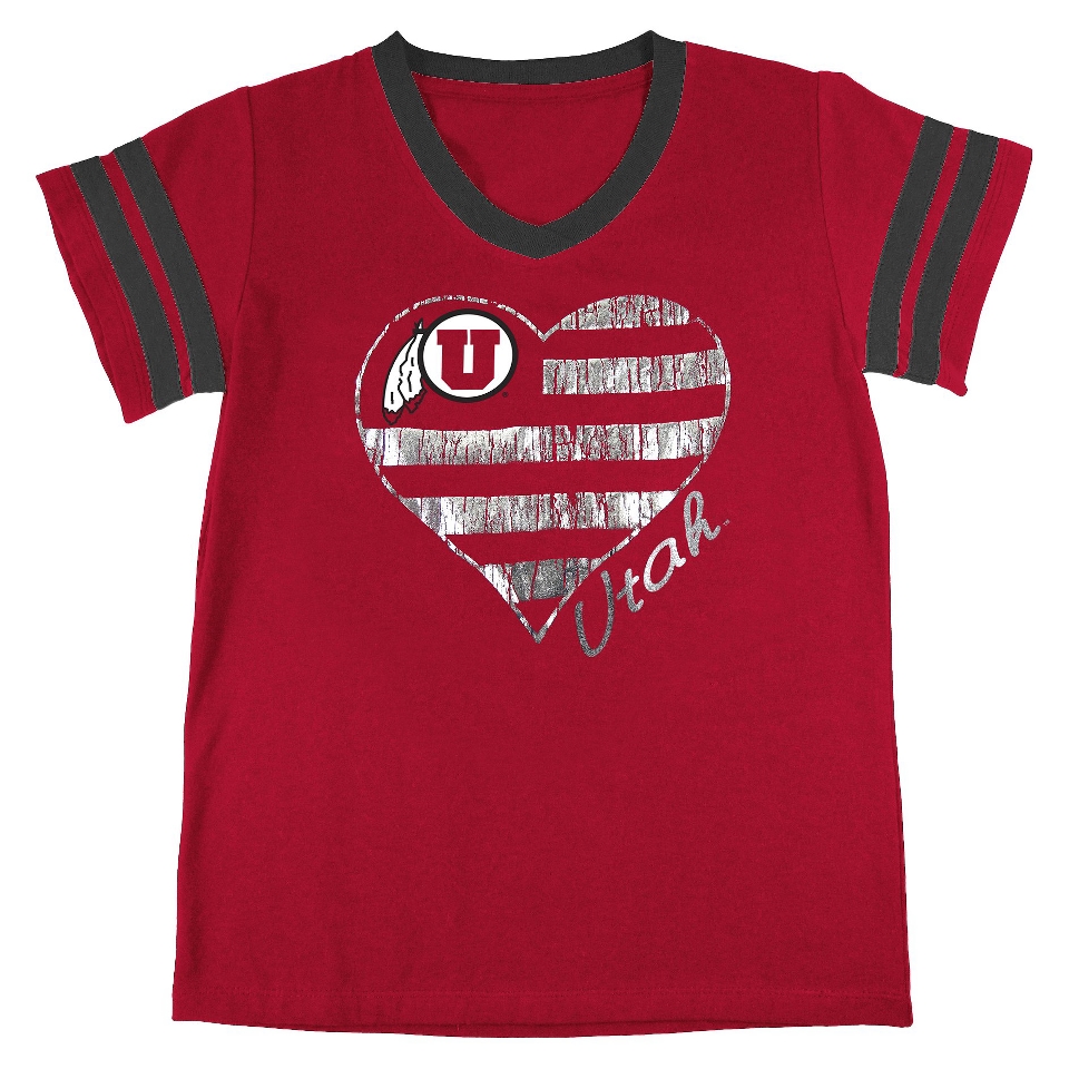 NCAA RED GIRLS TUNIC UTAH   XS