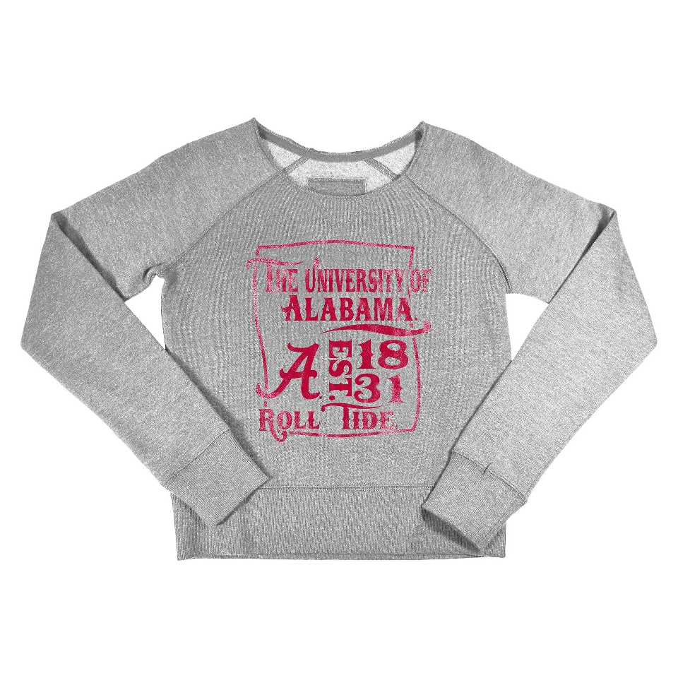 NCAA GREY GIRLS SWTSHIRT ALABAMA   M