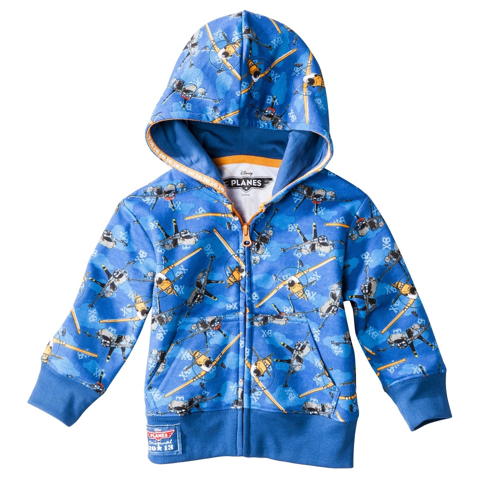 Disney Planes Infant Toddler Boys Dusty Hoodie   Blue 18 M