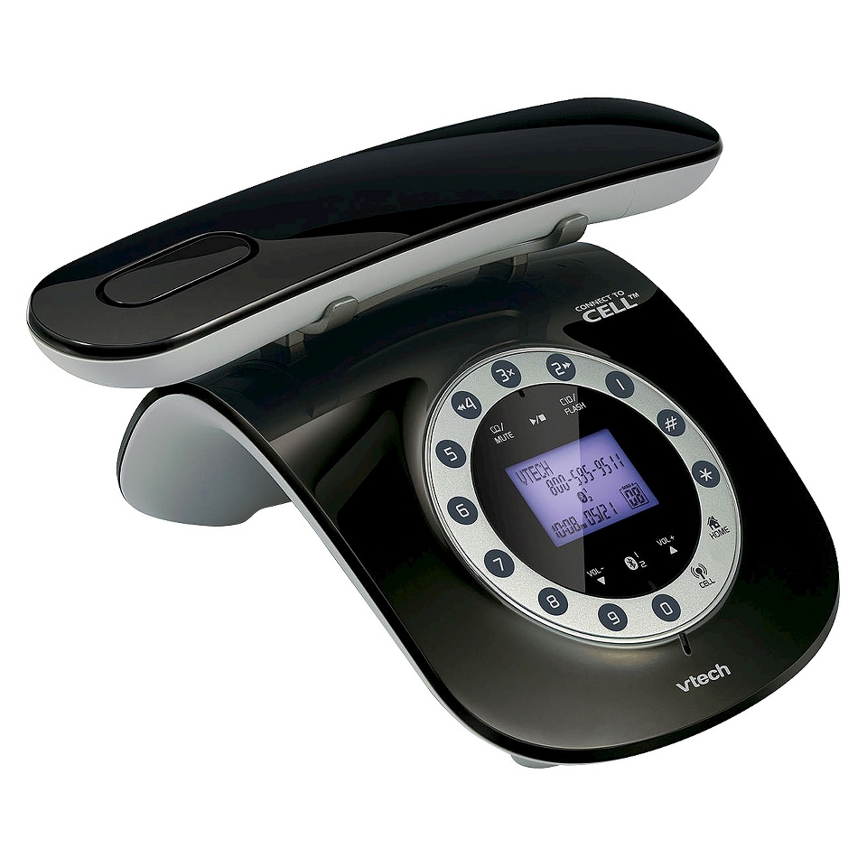 VTech DECT 6.0 Connect to Cell Cordless Phone System (LS6191) with 1 Handset