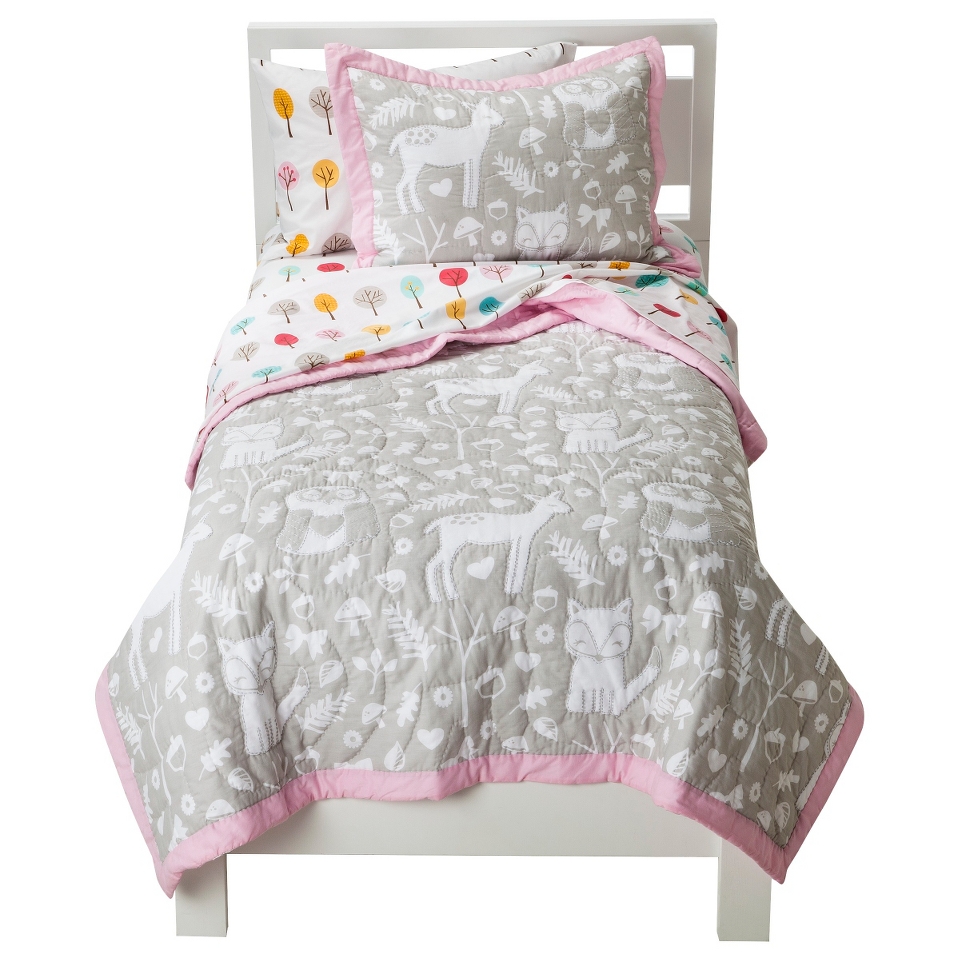 Circo Woodland Friends Quilt Set   Twin