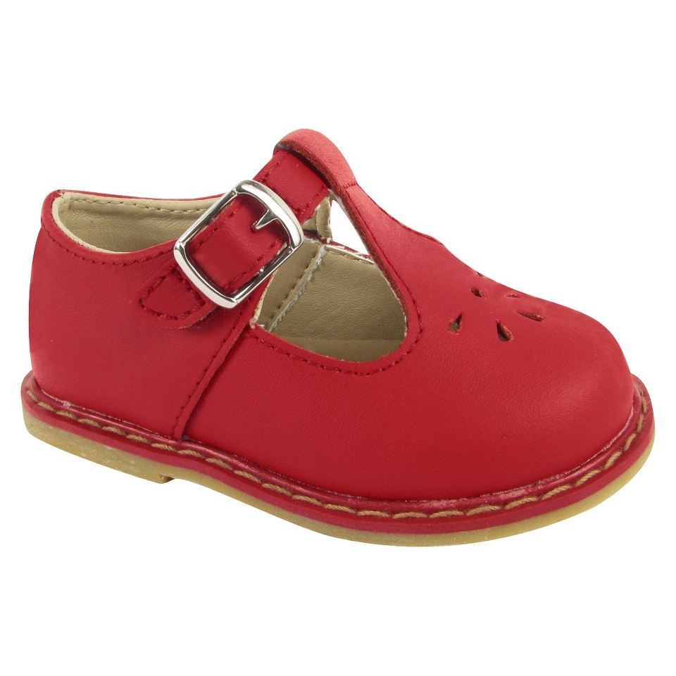 Toddler Girls Natural Steps Tate Flat   Red 7