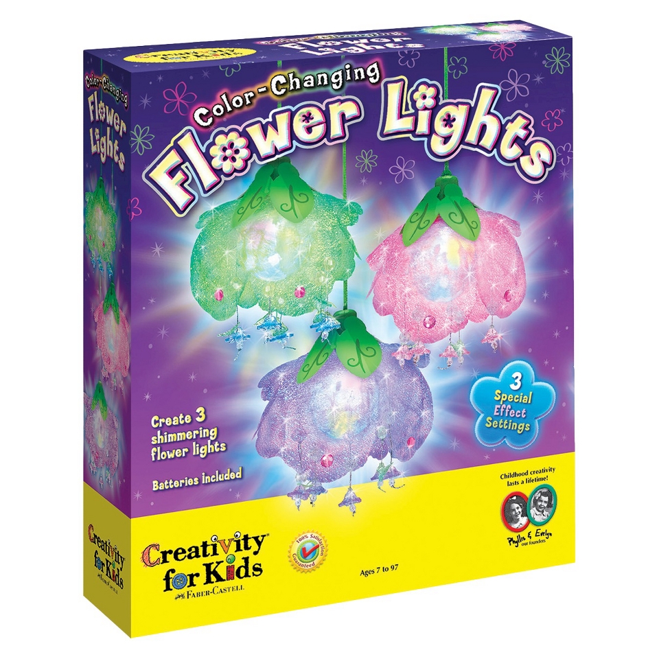 Creativity for Kids Color Changing Flower Lights