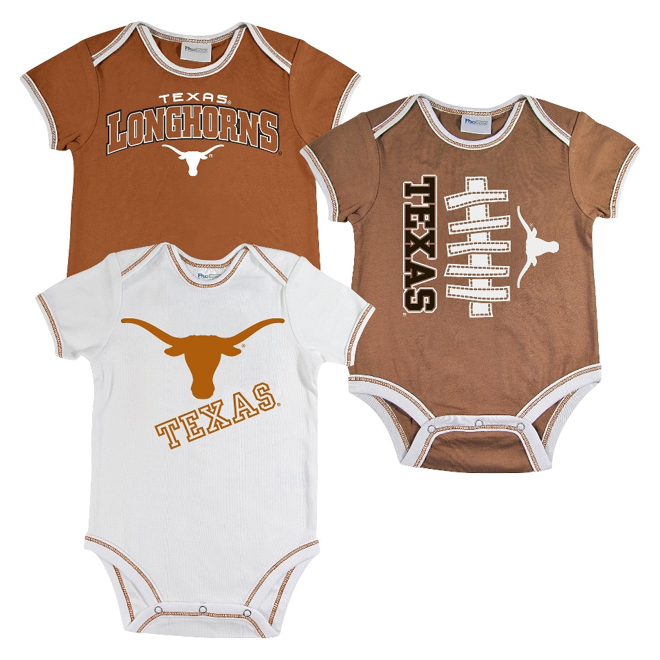 NCAA WHITE NWBN BOYS 3PC TEXAS 3 6   S