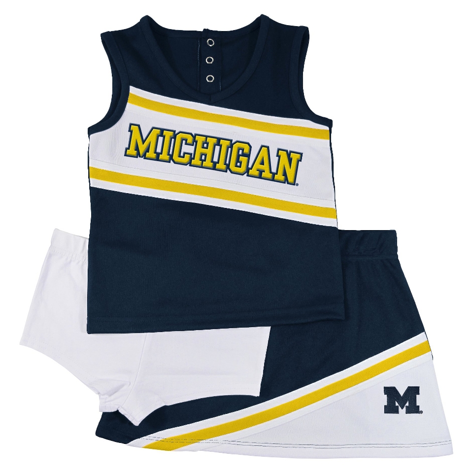 NCAA NAVY TOD CHEER SET MICHIGAN   2T