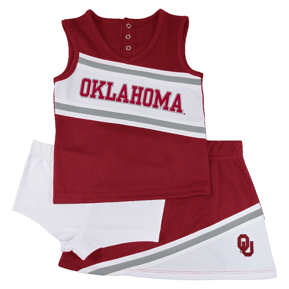 NCAA RED TOD CHEER SET OKLAHOMA   3T