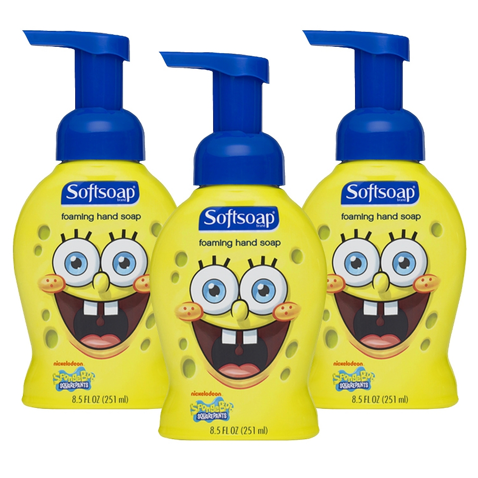 Softsoap Spongebob Foam   3 Pack