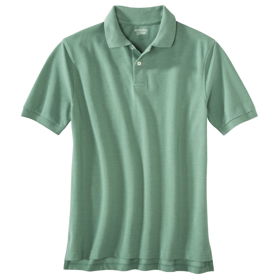 Mens Classic Fit Polo Shirt Green Breeze S