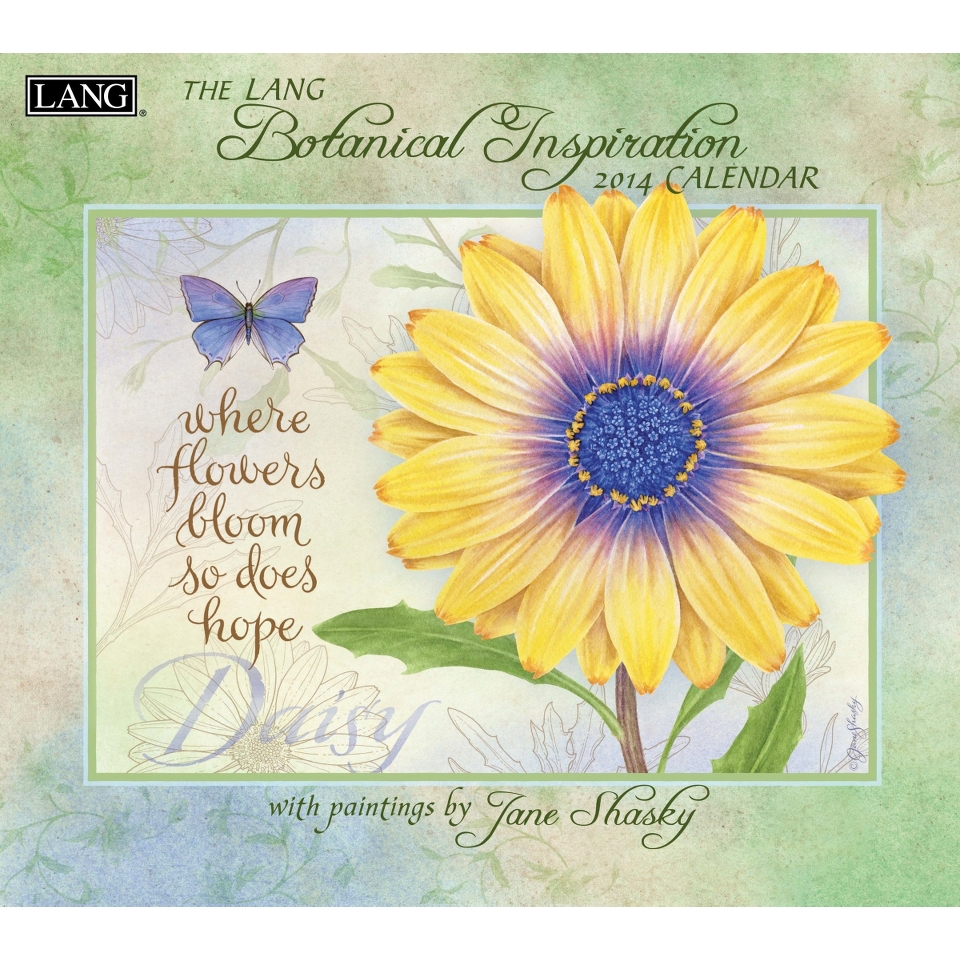 Lang Botanical Inspiration 2014 Wall Calendar