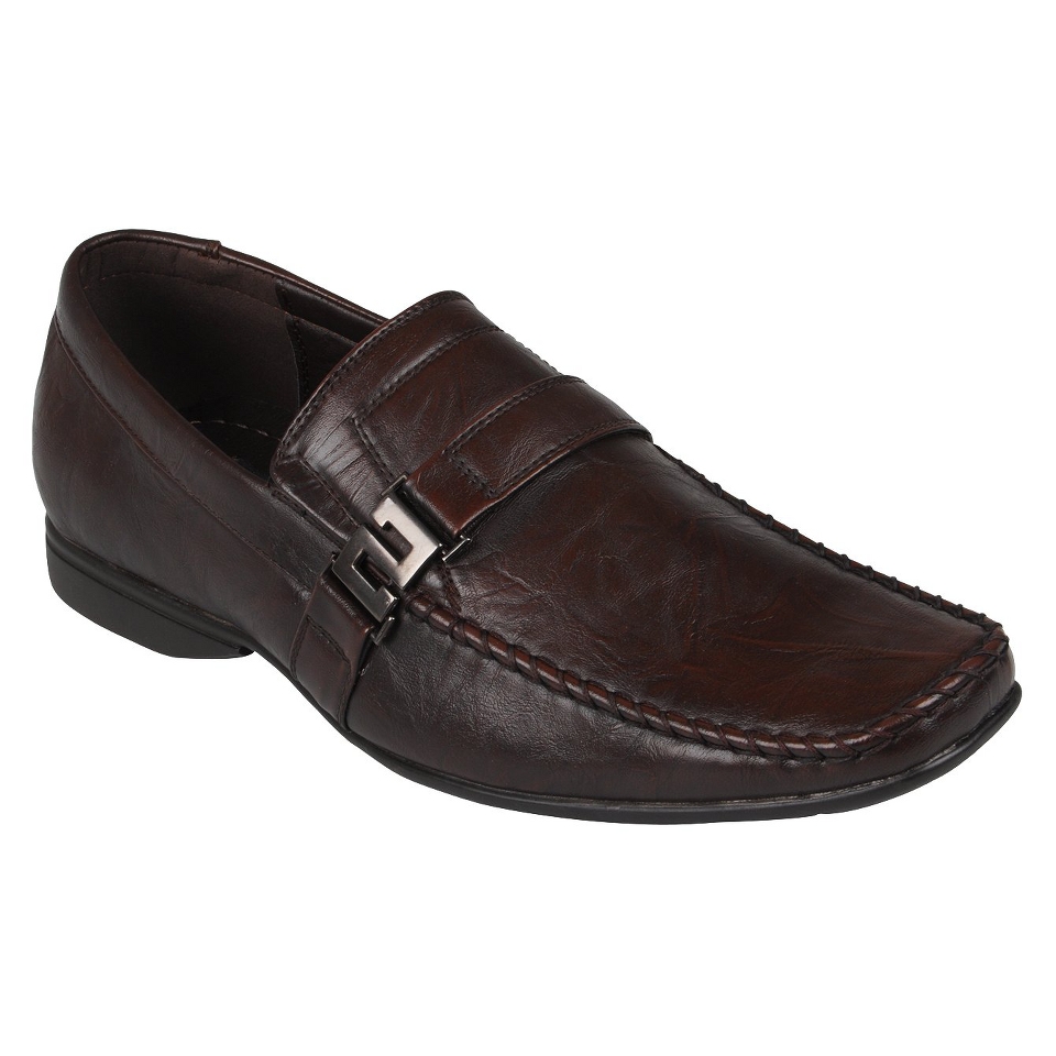 Mens Boston Traveler Slip on Loafers   Brown 12