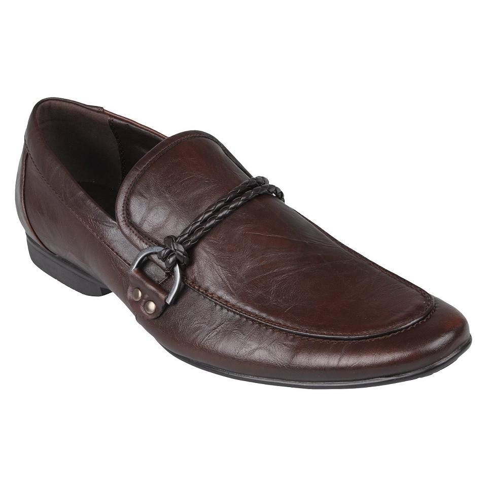 Boston Traveler Brown M Almnd Toe Slip on Lfrs   11