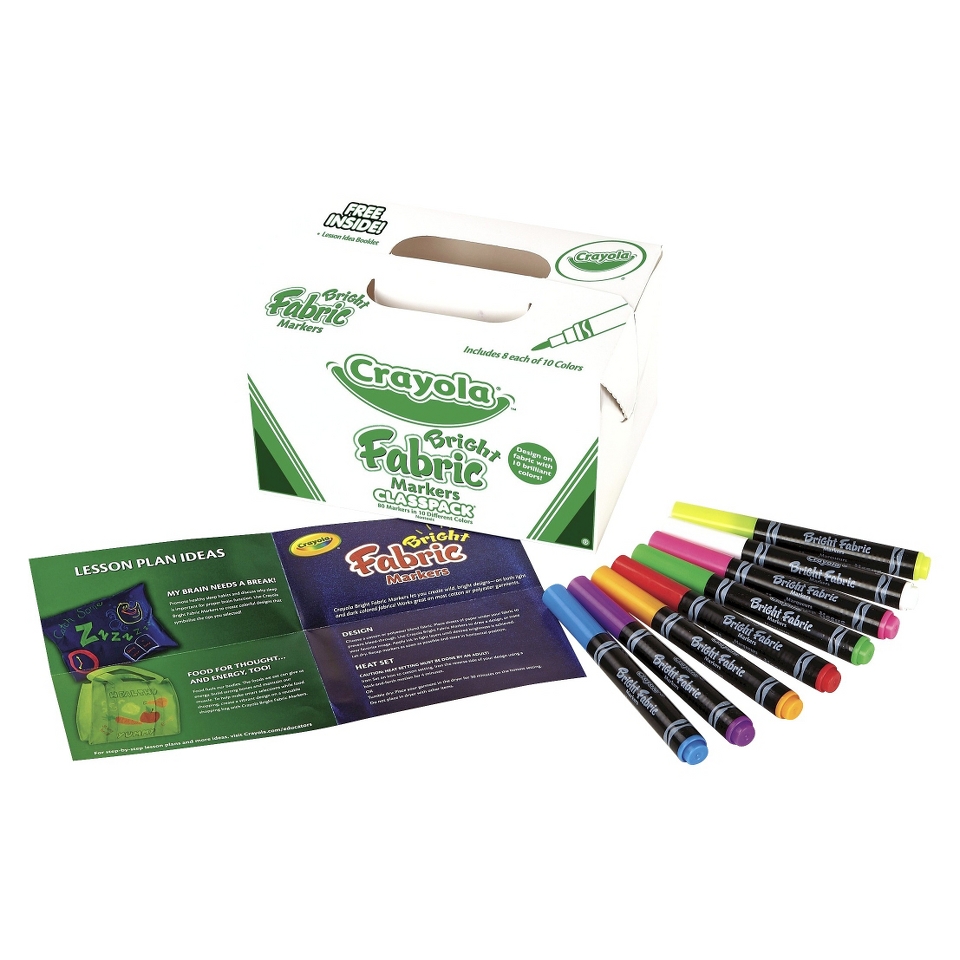 Crayola Fabric Marker Classpack