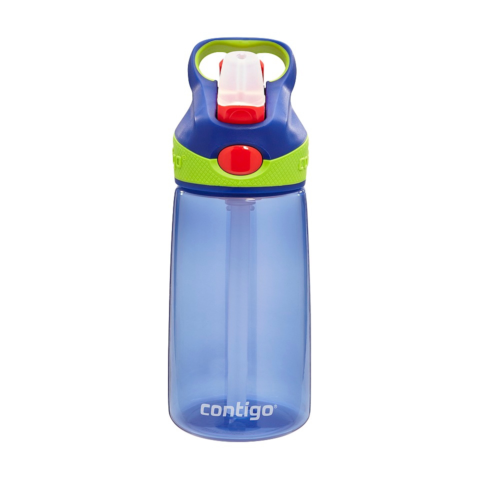 Contigo AUTOSPOUT Kids Striker Water Bottle   Blue (14 oz)