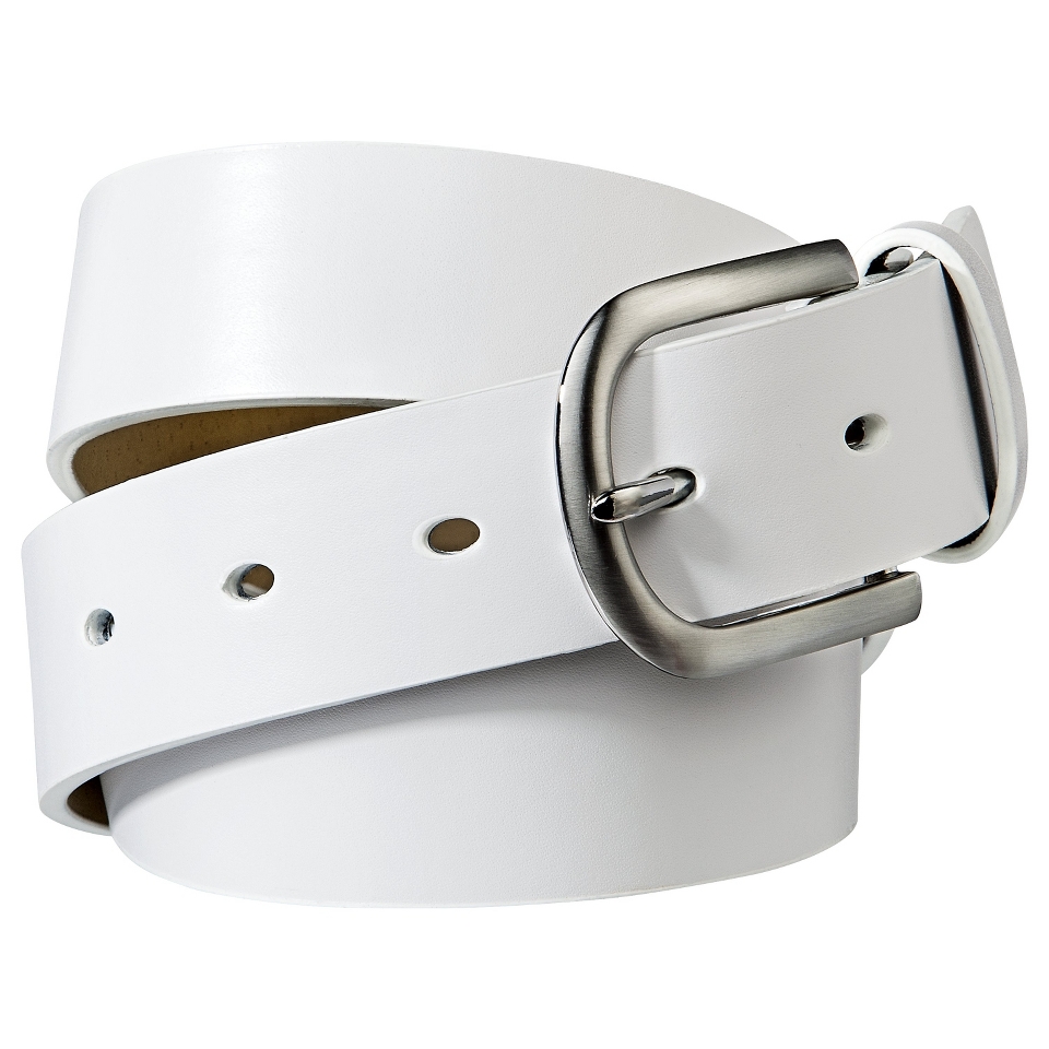 Merona Smooth Belt   White M