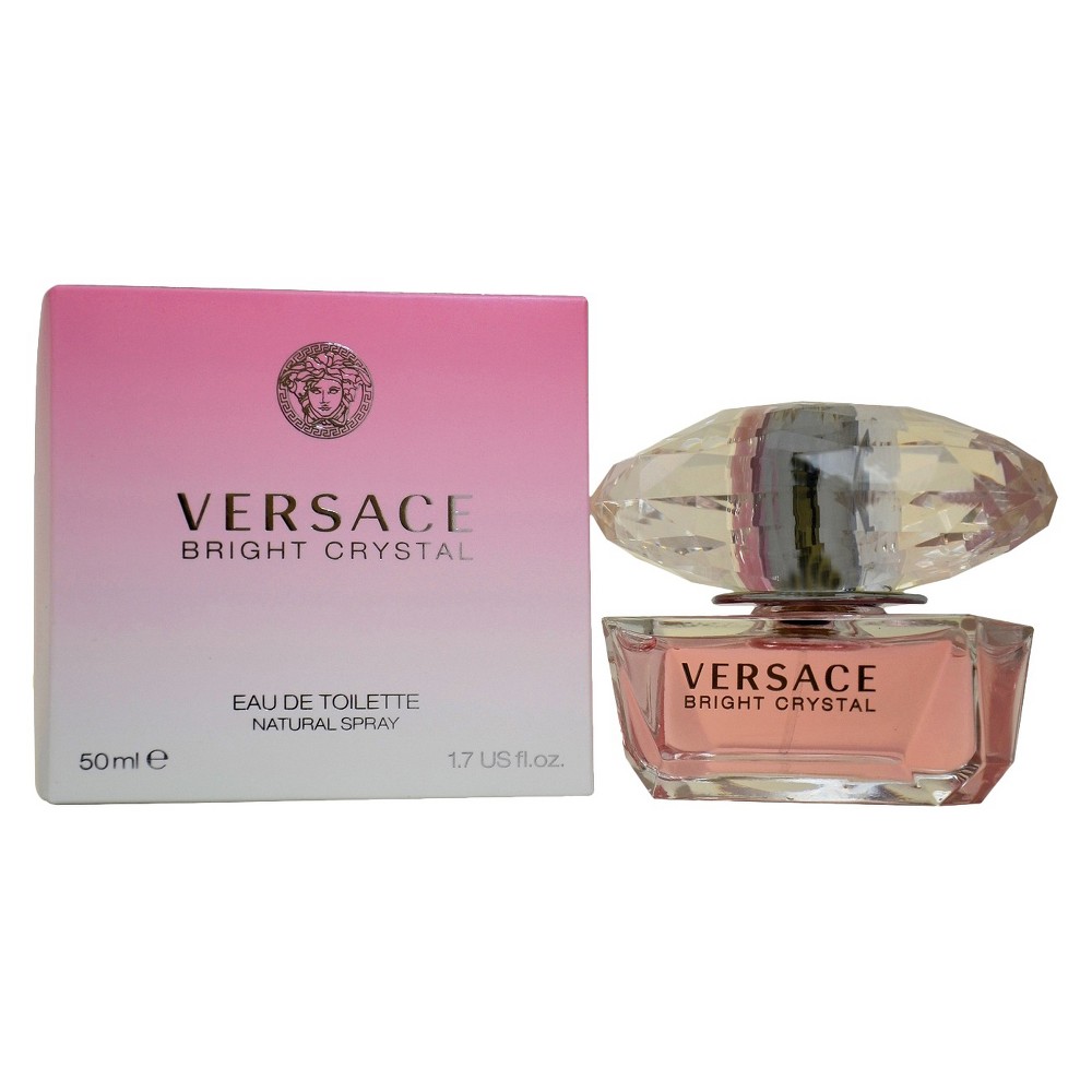 Versace Bright Crystal Eau de Toilette, Perfume for Women, 1.7 Oz