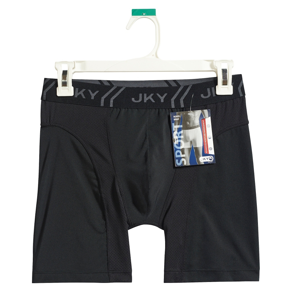 JKY by Jockey Mens 1pk Modern Sport Boxer Briefs   Black M