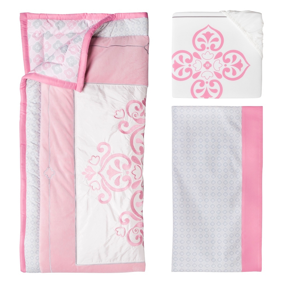 Modern Day Princess 4pc Crib Bedding Set