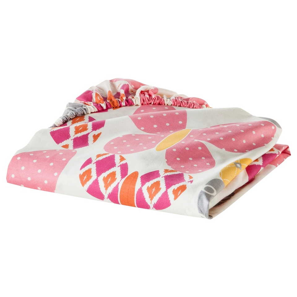 Ikat Butterfly Fitted Crib Sheet