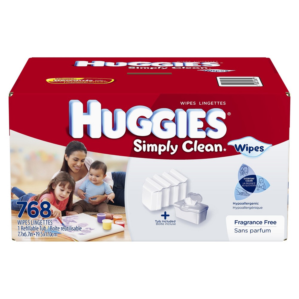 Huggies Wipes & Refills UPC & Barcode
