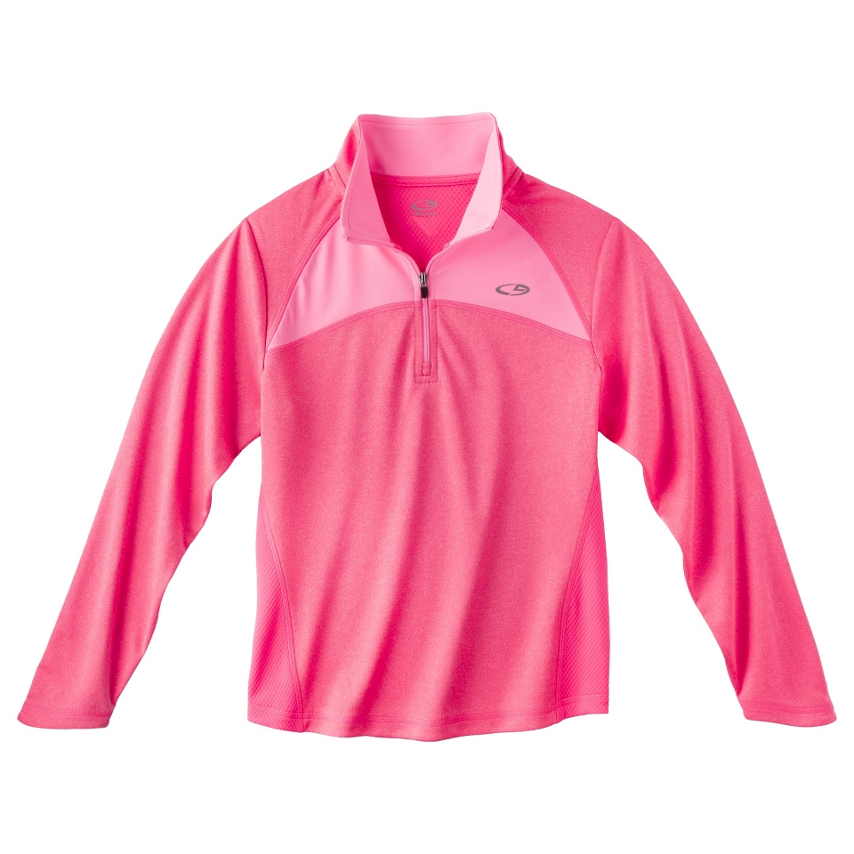 C9 by Champion Girls Advanced 1/4 Zip  Pink Bloom L